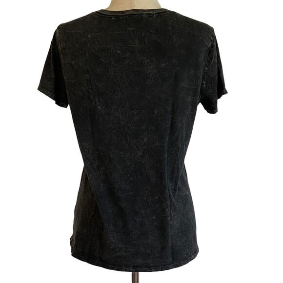 PROMESA Bad Girls From Mars Stone Washed Graphic T Shirt Gray Size Medium Lounge - Picture 7 of 9